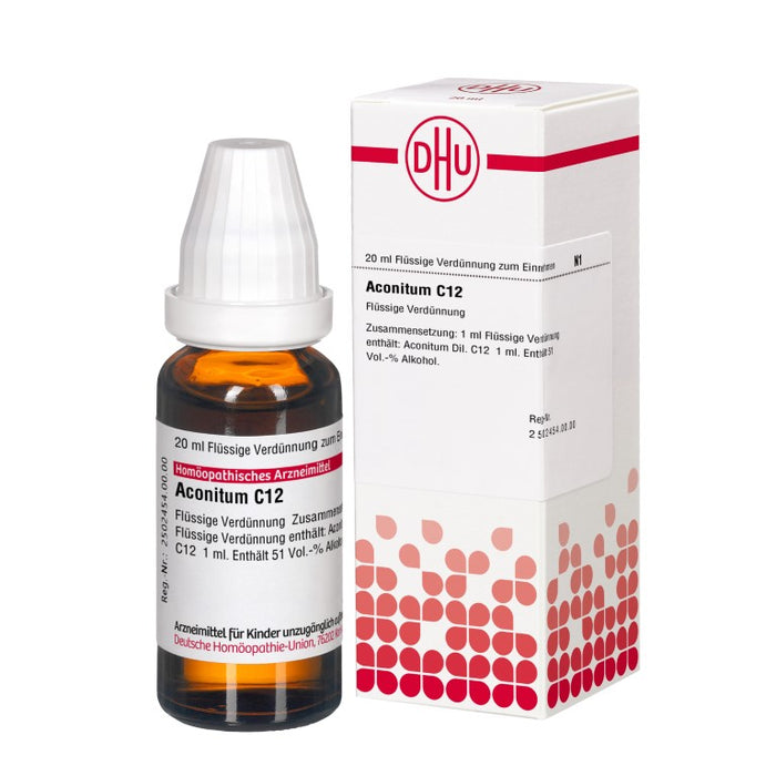 DHU Aconitum C12 Dilution, 20 ml Lösung