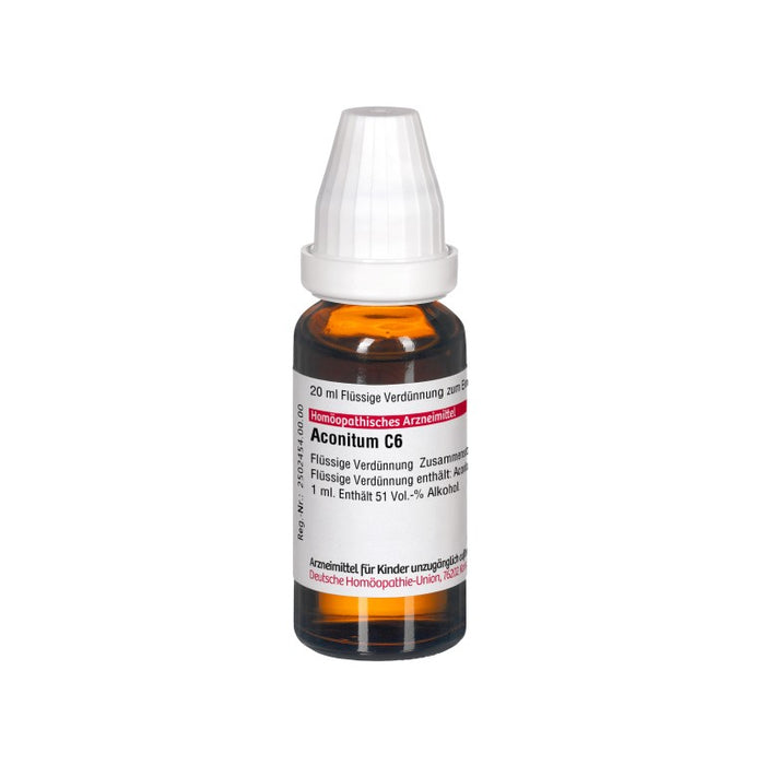 DHU Aconitum C6 Dilution, 20 ml Lösung