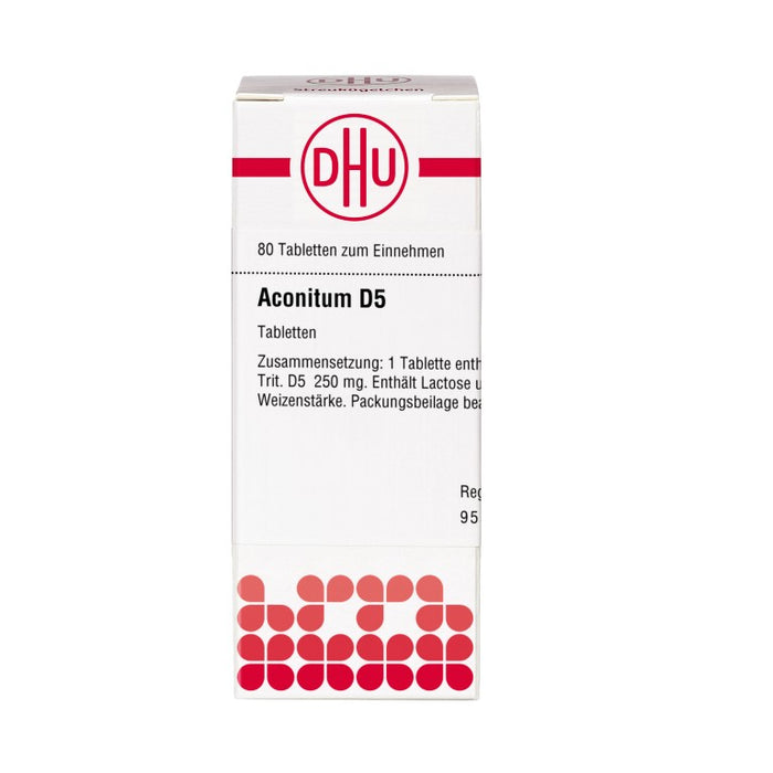 DHU Aconitum D5 Tabletten, 80 St. Tabletten