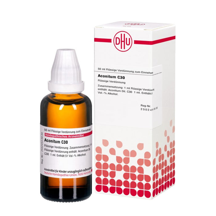 DHU Aconitum C30 Dilution, 50 ml Lösung