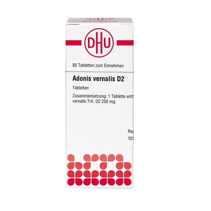 DHU Adonis vernalis D2 Tabletten, 80 St. Tabletten