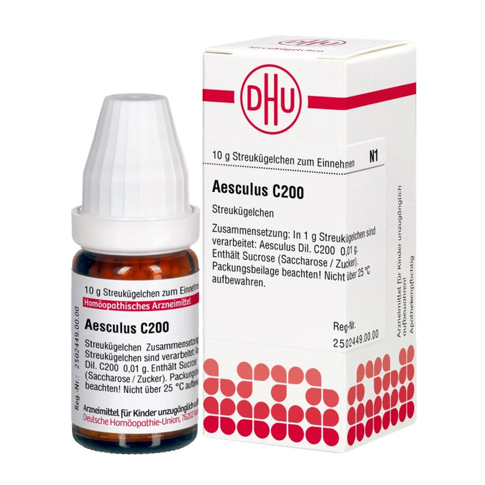 DHU Aesculus C200 Streukügelchen, 10 g Globuli