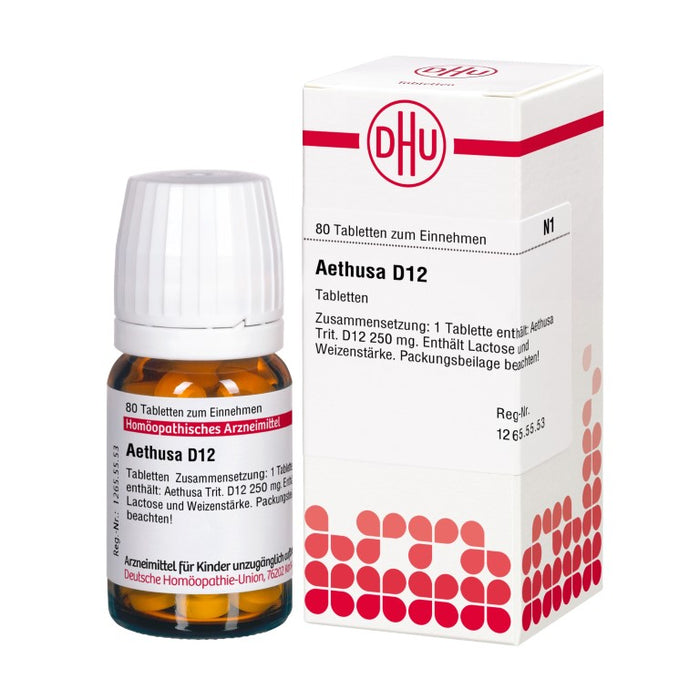 DHU Aethusa D12 Tabletten, 80 St. Tabletten