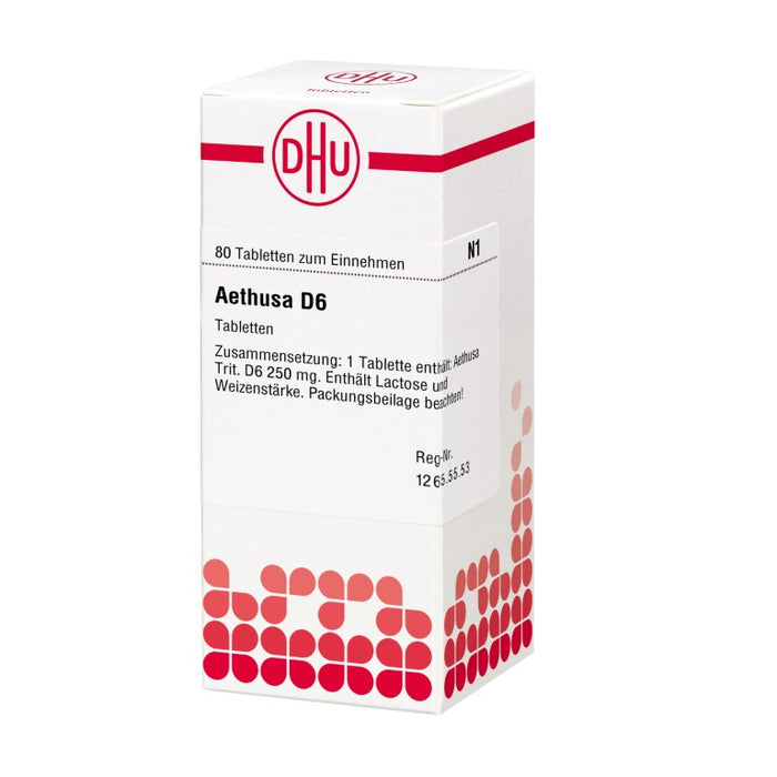 DHU Aethusa D6 Tabletten, 80 St. Tabletten
