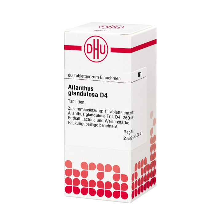 DHU Ailanthus glandulosa D4 Tabletten, 80 St. Tabletten