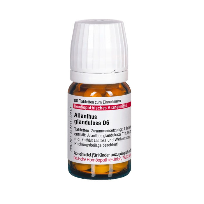 DHU Ailanthus glandulosa D6 Tabletten, 80 St. Tabletten
