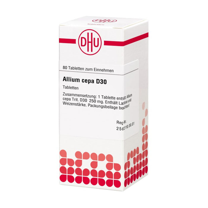 DHU Allium cepa D30 Tabletten, 80 St. Tabletten