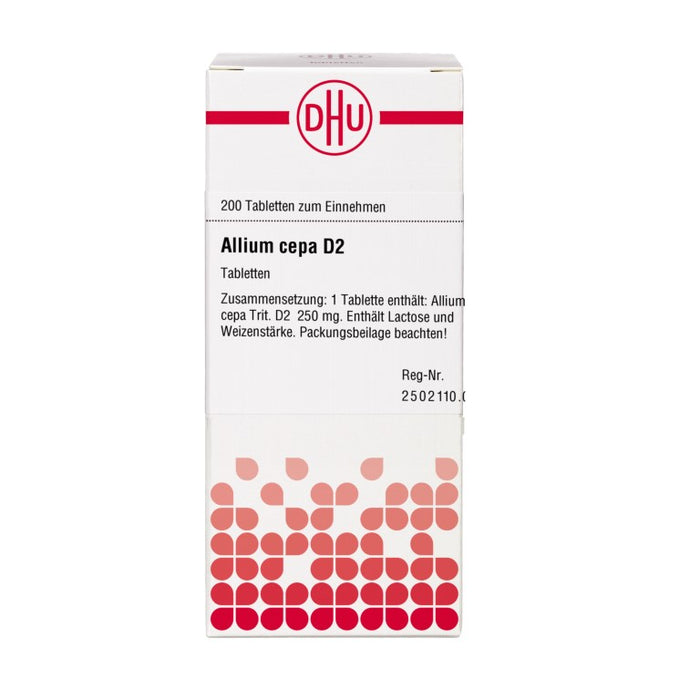 DHU Allium cepa D2 Tabletten, 200 St. Tabletten