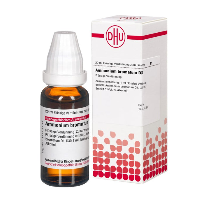 Ammonium bromatum D30 DHU Dilution, 20 ml Lösung