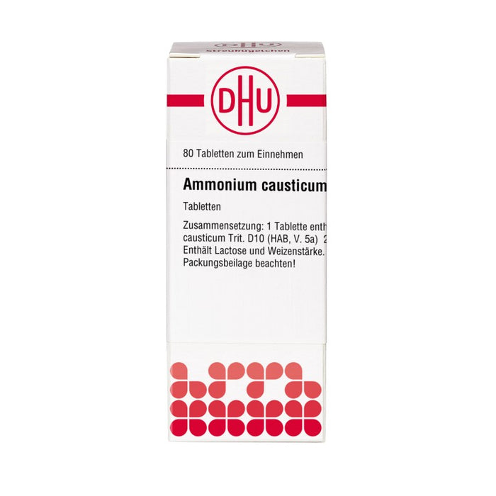 DHU Ammonium causticum D10 Tabletten, 80 St. Tabletten