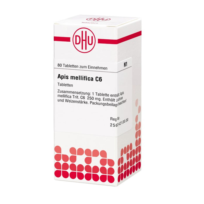 DHU Apis mellifica C6 Tabletten, 80 St. Tabletten