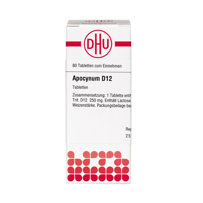 DHU Apocynum D12 Tabletten, 80 St. Tabletten