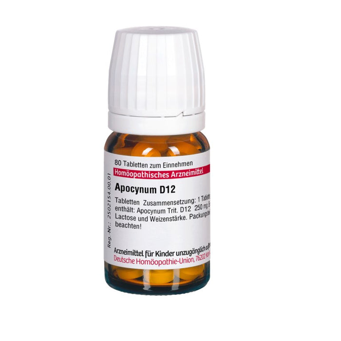 DHU Apocynum D12 Tabletten, 80 St. Tabletten