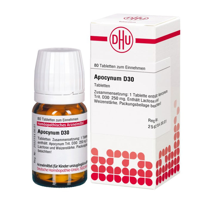 DHU Apocynum D30 Tabletten, 80 St. Tabletten