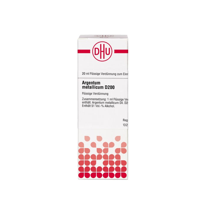 DHU Argentum metallicum D200 Dilution, 20 ml Lösung