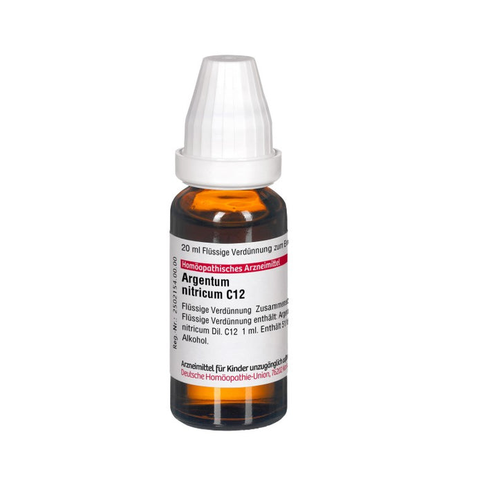 DHU Argentum nitricum C12 Dilution, 20 ml Lösung