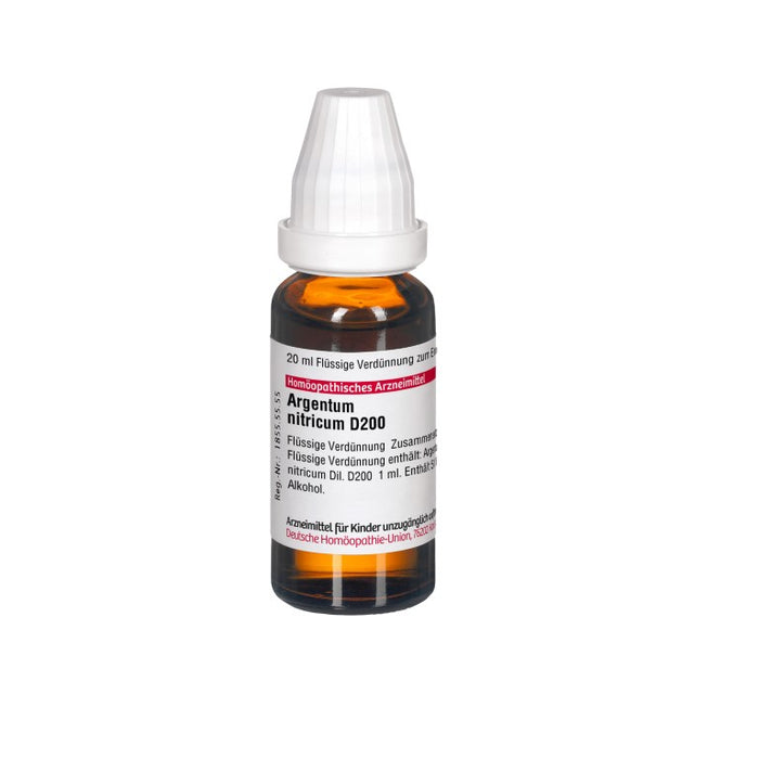 DHU Argentum nitricum D200 Dilution, 20 ml Lösung