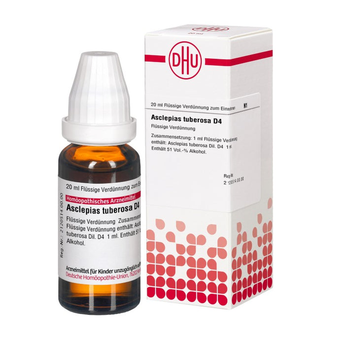 Asclepias tuberosa D4 DHU Dilution, 20 ml Lösung