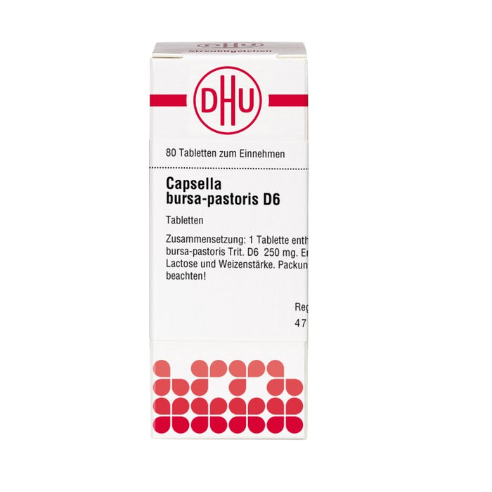 Capsella bursa-pastoris D6 DHU Tabletten, 80 St. Tabletten