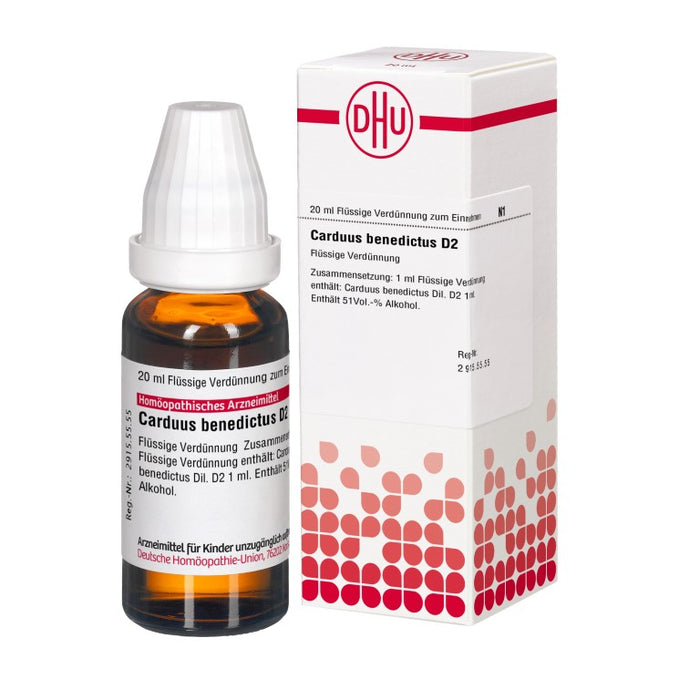 DHU Carduus benedictus D2 Dilution, 20 ml Lösung