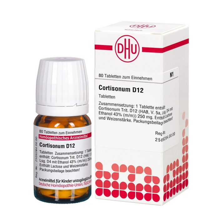 DHU Cortsonum D 12 Tabletten, 80 St. Tabletten