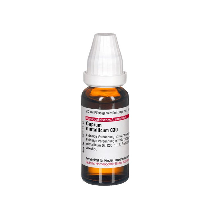 Cuprum metallicum C30 DHU Dilution, 20 ml Lösung