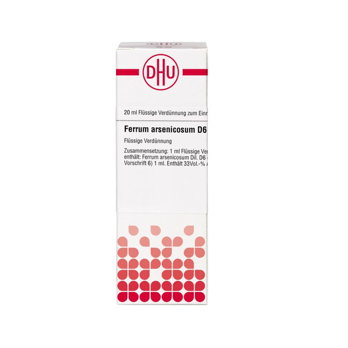 Ferrum arsenicosum D6 DHU Dilution, 20 ml Lösung