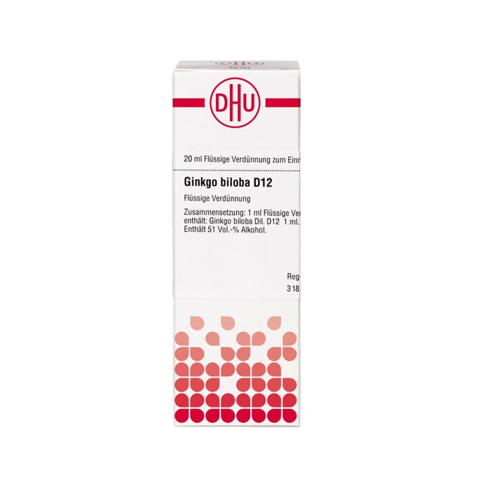 Ginkgo biloba D12 DHU Dilution, 20 ml Lösung