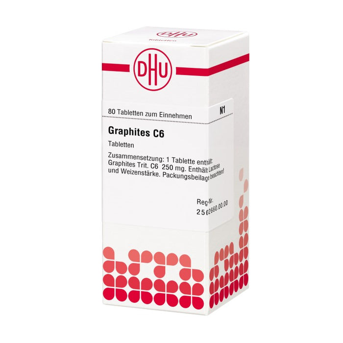 DHU Graphites C6 Tabletten, 80 St. Tabletten