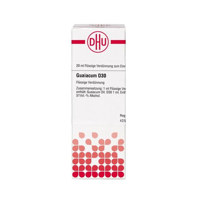 Guaiacum D30 DHU Dilution, 20 ml Lösung