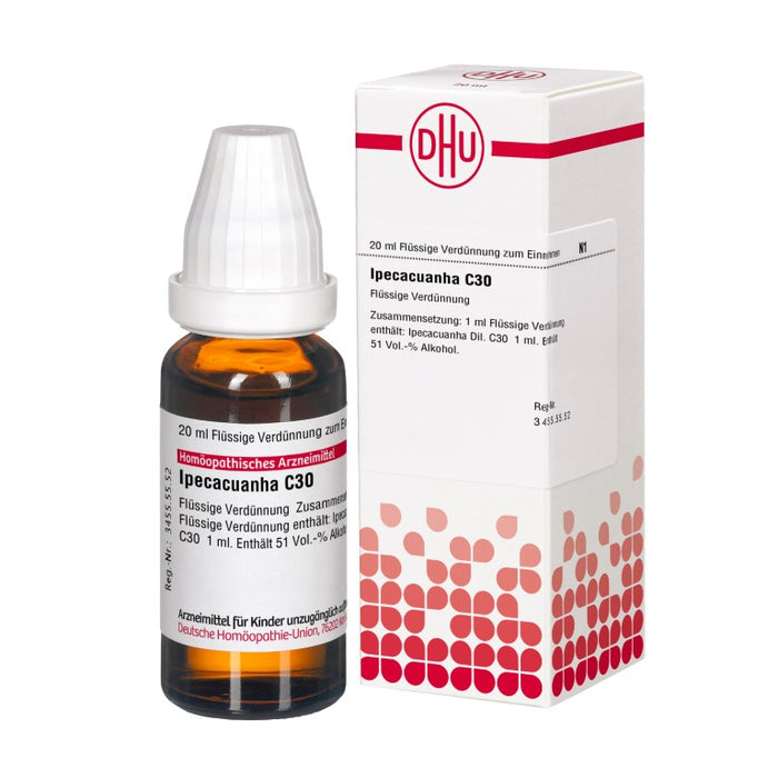 DHU Ipecacuanha C30 Dilution, 20 ml Lösung