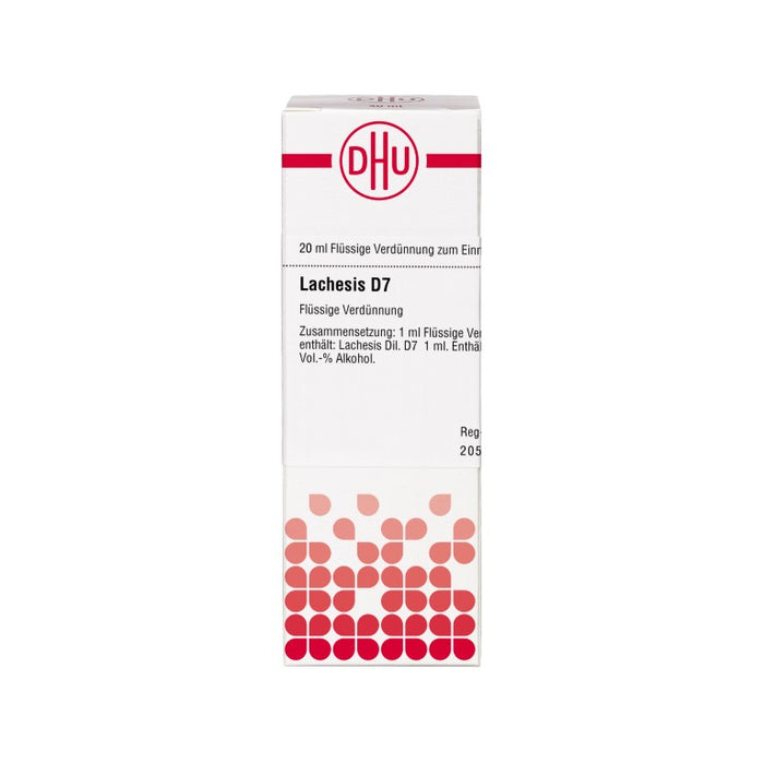 DHU Lachesis D7 Dilution, 20 ml Lösung