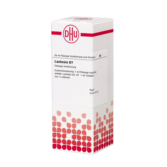 DHU Lachesis D7 Dilution, 20 ml Lösung