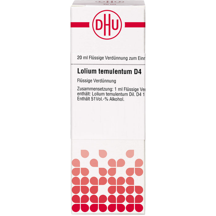 Lolium temulentum D4 DHU Dilution, 20 ml Lösung