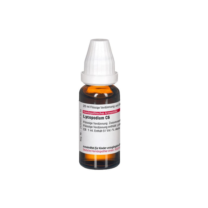 DHU Lycopodium C6 Dilution, 20 ml Lösung