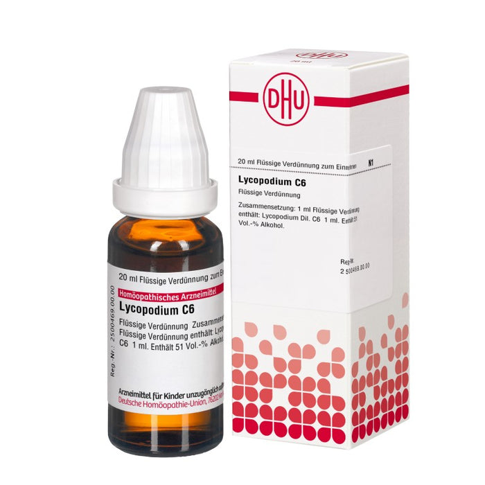 DHU Lycopodium C6 Dilution, 20 ml Lösung