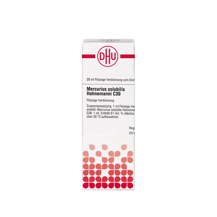 DHU Mercurius solubilis Hahnemanni C30 Dilution, 20 ml Lösung