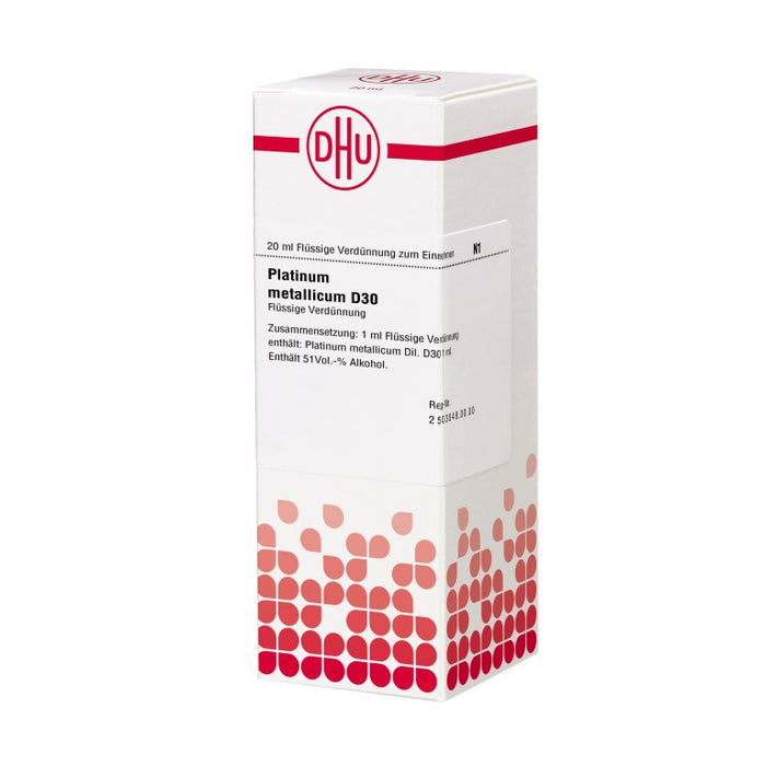 Platinum metallicum D30 DHU Dilution, 20 ml Lösung