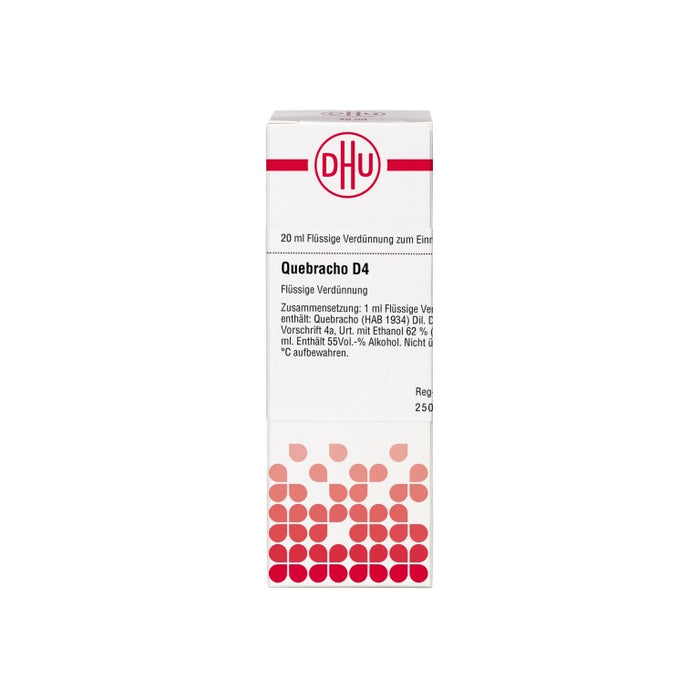 Quebracho D4 DHU Dilution, 20 ml Lösung