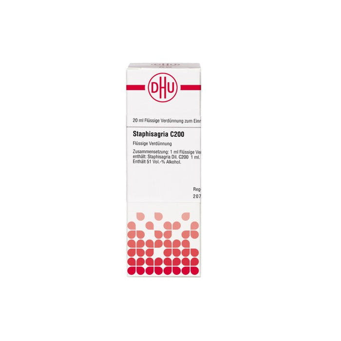 DHU Staphisagria C200 Dilution, 20 ml Lösung