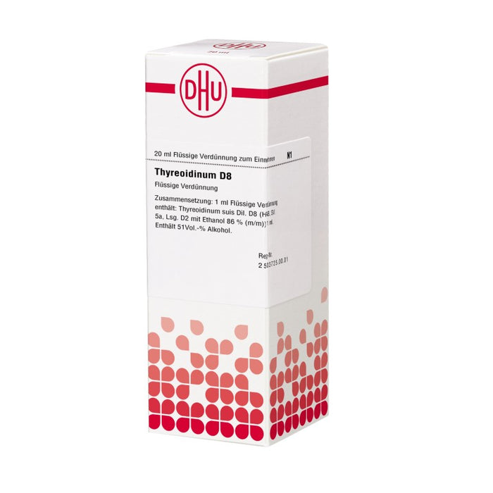 Thyreoidinum D8 DHU Dilution, 20 ml Lösung