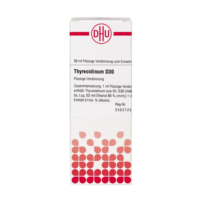 Thyreoidinum D30 DHU Dilution, 50 ml Lösung