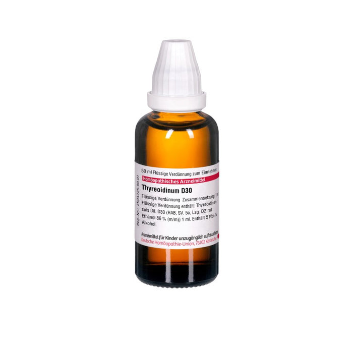 Thyreoidinum D30 DHU Dilution, 50 ml Lösung