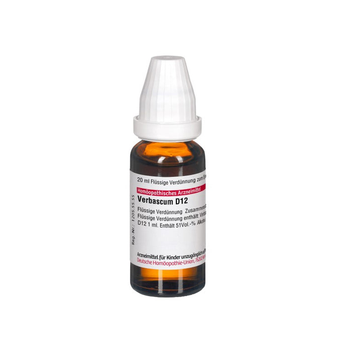 Verbascum D12 DHU Dilution, 20 ml Lösung