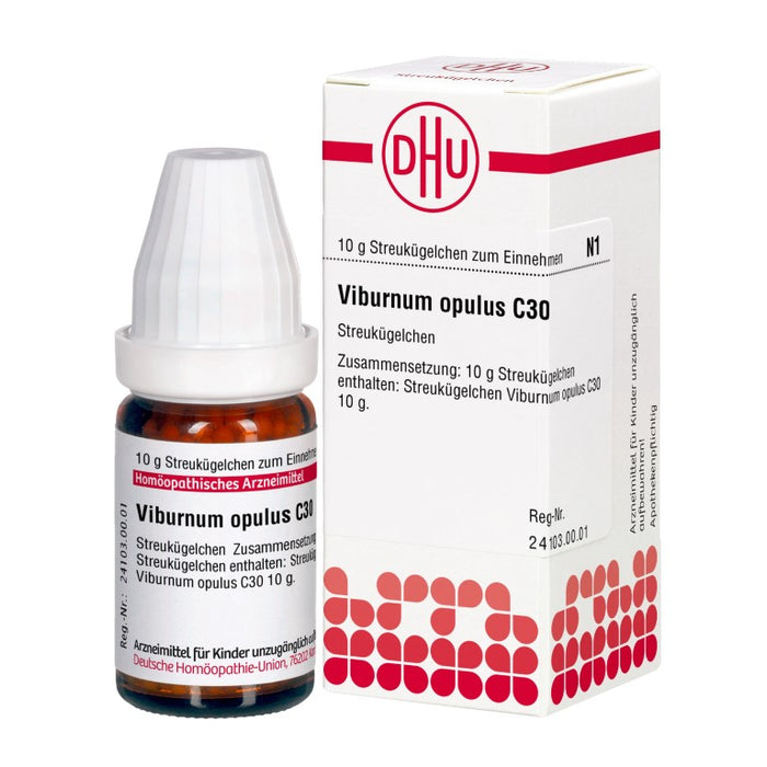 Viburnum opulus C30 DHU Globuli, 10 g Globuli