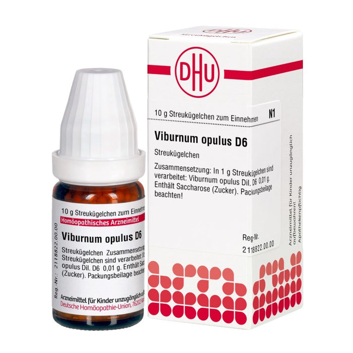 Viburnum opulus D6 DHU Globuli, 10 g Globuli