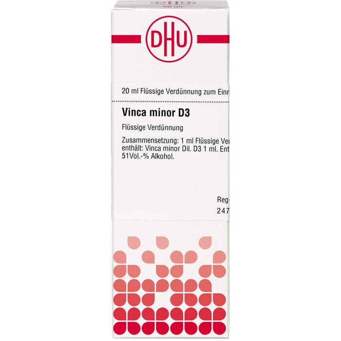 Vinca minor D3 DHU Dilution, 20 ml Lösung