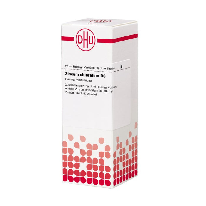 DHU Zincum chloratum D6 Dilution, 20 ml Lösung