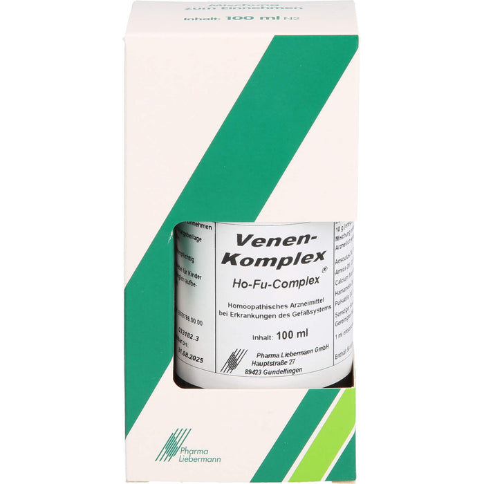 Pharma Liebermann Venen Komplex Ho Fu Complex Tropfen, 100 ml Lösung