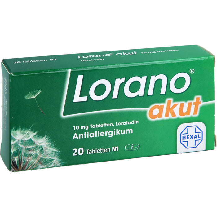 Lorano akut Tabletten, 20 St. Tabletten